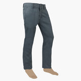 Men's Fancy Satin Stretch Denim Pant - Grey, Men's Casual Pants & Jeans, Chase Value, Chase Value
