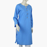 Women's Plain Kurti - Ink Blue, Women Ready Kurtis, Chase Value, Chase Value