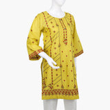 Women's Embroidered Kurti - Olive Green, Women Ready Kurtis, Chase Value, Chase Value