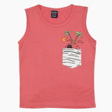 Boys Sando - Pink, Boys T-Shirts, Chase Value, Chase Value