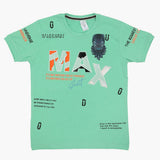 Boys Half Sleeves T-Shirt - Sea Green, Boys T-Shirts, Chase Value, Chase Value