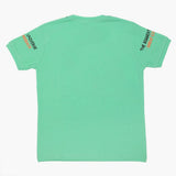 Boys Half Sleeves T-Shirt - Sea Green, Boys T-Shirts, Chase Value, Chase Value