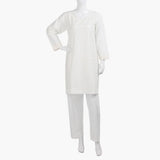 Women's Embroidered 2Pcs Suit - Off White, Women Shalwar Suits, Chase Value, Chase Value