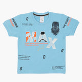 Boys Half Sleeves T-Shirt - Blue, Boys T-Shirts, Chase Value, Chase Value