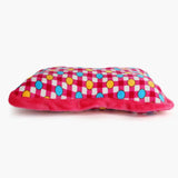 Dotted Fluffy Pillow - Pink, Cushions & Pillows, Chase Value, Chase Value