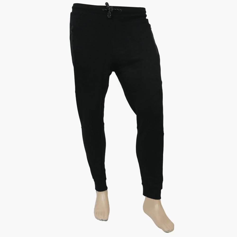 Men's Interlock Trouser - Black, Men's Lowers & Sweatpants, Chase Value, Chase Value