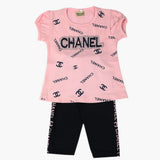 Girls Half Sleeves Suit - Light Pink, Girls Suits, Chase Value, Chase Value