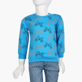 Boys Full Sleeves T-Shirt - Blue, Boys T-Shirts, Chase Value, Chase Value