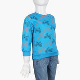 Boys Full Sleeves T-Shirt - Blue, Boys T-Shirts, Chase Value, Chase Value
