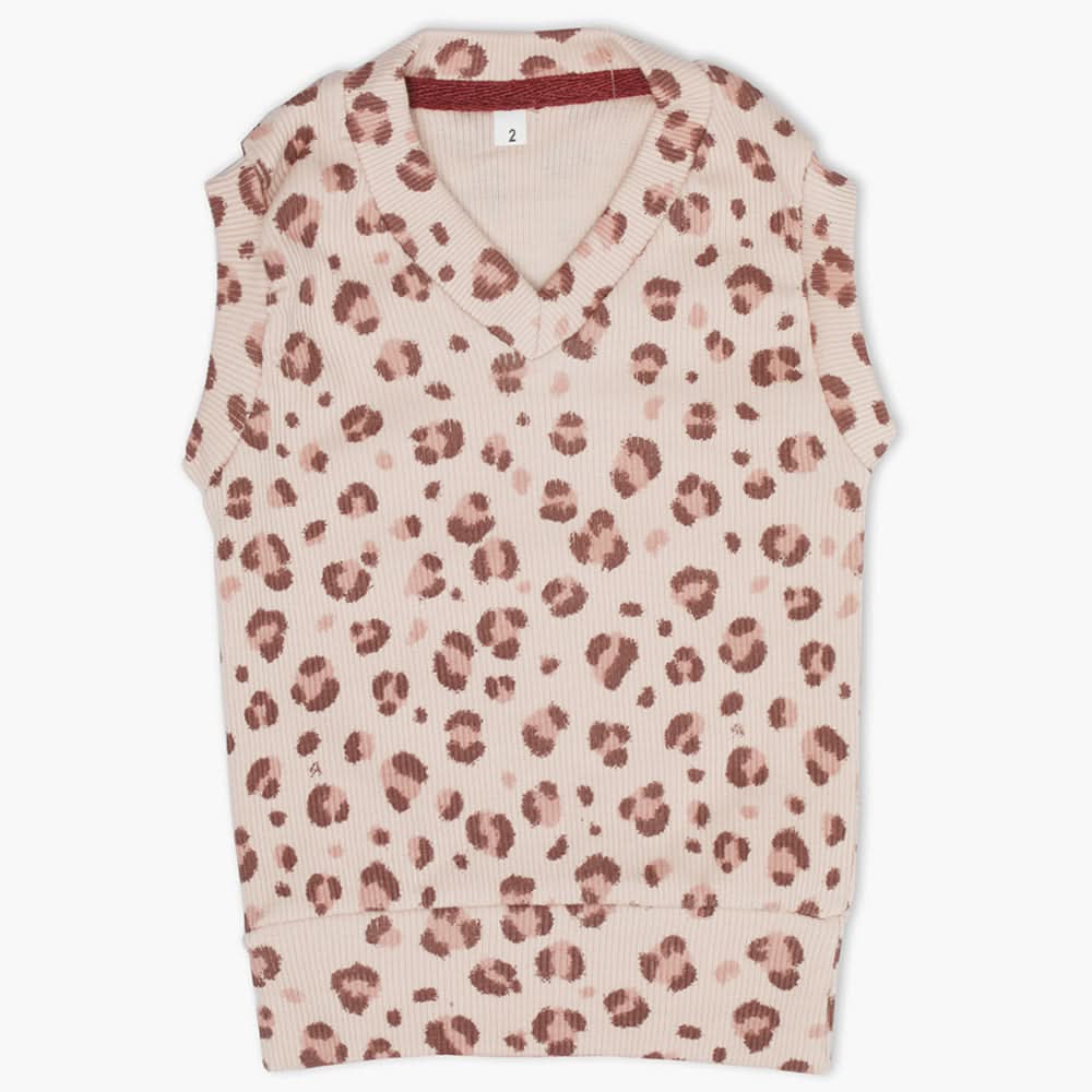 Newborn Girls Sleeveless Sweater - Light Pink, Newborn Girls Winterwear, Chase Value, Chase Value