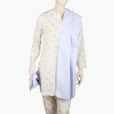 Women's Embroidered Dupatta - White, Women Dupatta, Chase Value, Chase Value