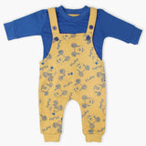 Newborn Boys Full Sleeves Romper 2pcs - Yellow, Newborn Boys Winterwear, Chase Value, Chase Value