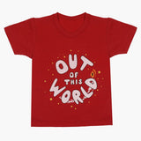 Boys Half Sleeves T-Shirt - Red, Boys T-Shirts, Chase Value, Chase Value