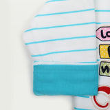 Newborn Girls Full Sleeves Suit - Blue, Newborn Girls Sets & Suits, Chase Value, Chase Value