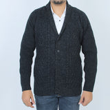 Men's Cardigan Full Sleeves Sweater - Charcoal, Men's Sweater & Sweat Shirts, Eminent, Chase Value