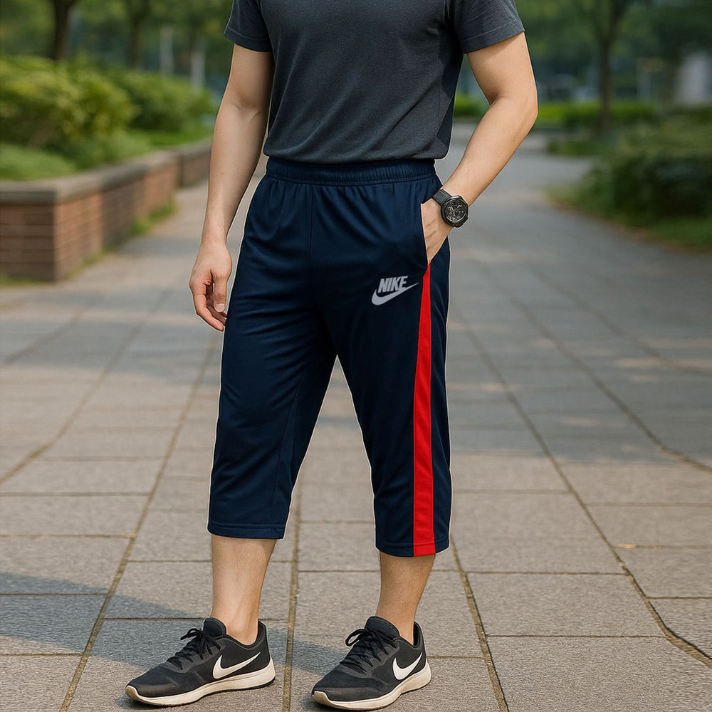 Men's Fancy 3 QTR - Navy Blue, Men's Shorts, Chase Value, Chase Value