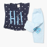 Newborn Girls Full Sleeves Suit - Dark Blue, Newborn Girls Winterwear, Chase Value, Chase Value