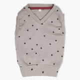 Newborn Girls Sleeveless Sweater - Light Grey, Newborn Girls Winterwear, Chase Value, Chase Value