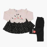 Newborn Girls Full Sleeves Suit - Pink, Newborn Girls Winterwear, Chase Value, Chase Value