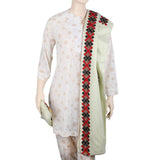 Women's Printed Dupatta - Light Green, Women Dupatta, Chase Value, Chase Value