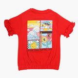 Eminent Girls Half Sleeves T-Shirt - Red, Girls T-Shirts, Eminent, Chase Value