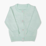 Newborn Girls Sweater - Cyan, Newborn Girls Winterwear, Chase Value, Chase Value