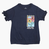 Eminent Girls Half Sleeves T-Shirt - Navy Blue, Girls T-Shirts, Eminent, Chase Value