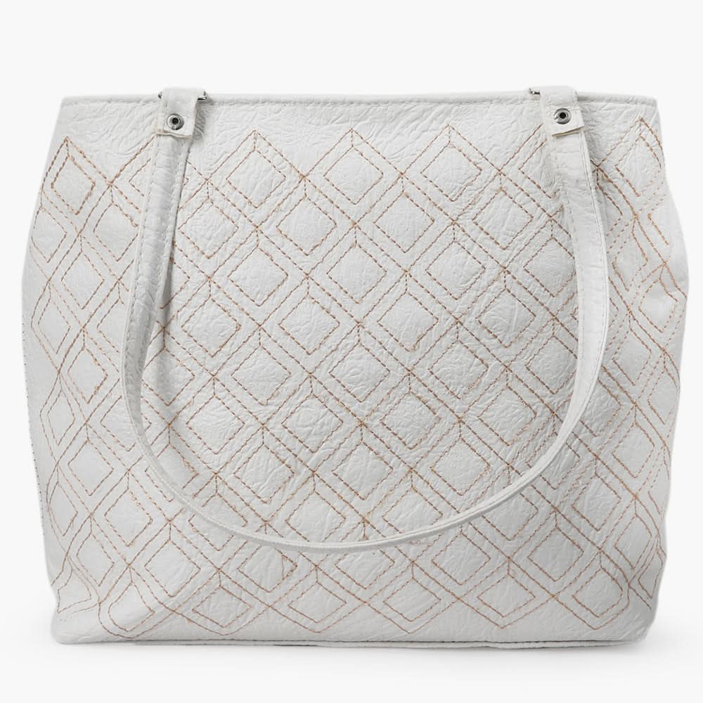 Women's Bag - White, Women Bags, Chase Value, Chase Value