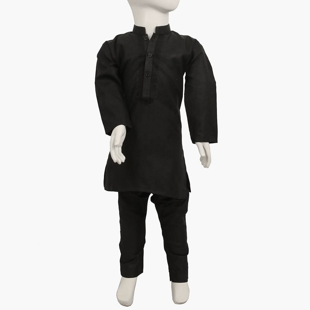 Boys Shalwar Suit - Black, Boys Shalwar Kameez, Chase Value, Chase Value