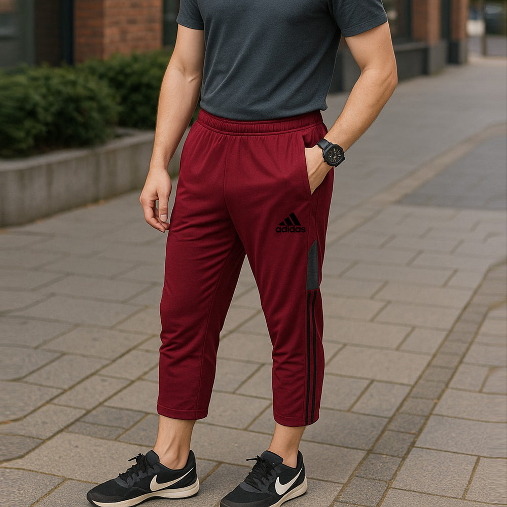 Men's Fancy 3 Qtr - Maroon, Men's Shorts, Chase Value, Chase Value