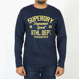 Men's Full Sleeves T-Shirt - Navy Blue, Men's T-Shirts & Polos, Chase Value, Chase Value