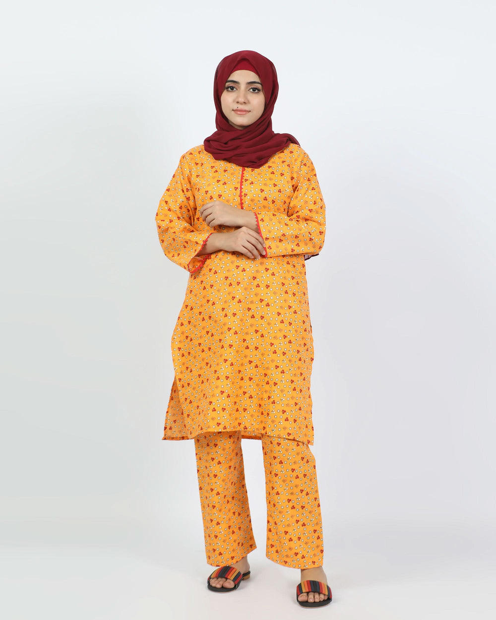 Women's Printed 2pcs Suit, Women Shalwar Suits, Chase Value, Chase Value