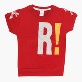 Boys Half Sleeves T-Shirt - Maroon, Boys T-Shirts, Chase Value, Chase Value