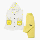 Newborn Girls Full Sleeves Suit - Yellow, Newborn Girls Winterwear, Chase Value, Chase Value