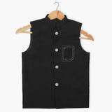 Eminent Boys Fancy Waistcoat - Black, Boys Waistcoats, Eminent, Chase Value