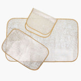 Fancy Runner & Mat 3pcs Set - Golden, Mats, Chase Value, Chase Value