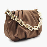Women's Shoulder Bag - Dark Brown, Women Bags, Chase Value, Chase Value