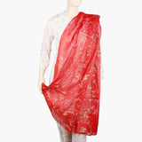 Women's Masoori Zari Dupatta - Red, Women Dupatta, Chase Value, Chase Value