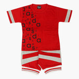 Boys Half Sleeves Suit - Red, Boys Sets & Suits, Chase Value, Chase Value