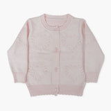 Newborn Girls Sweater - Light Pink, Newborn Girls Winterwear, Chase Value, Chase Value