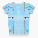 Boys Half Sleeves T-Shirt - Light Blue, Boys T-Shirts, Chase Value, Chase Value