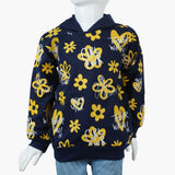 Girls Hoodie T-Shirt - Navy Blue, Girls Hoodies & Sweat Shirts, Chase Value, Chase Value