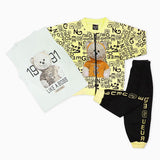 Boys 3Pcs Suit - Yellow, Boys Sets & Suits, Chase Value, Chase Value