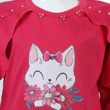 Girls T-Shirt - Dark Pink, Girls T-Shirts, Chase Value, Chase Value