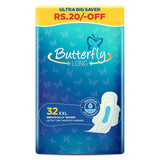 Butterfly Ultra Big Saver Sanitary Pads 32Pcs, Sanitory Napkins, Butterfly, Chase Value