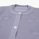 Newborn Girls Sweater - Grey, Newborn Girls Winterwear, Chase Value, Chase Value