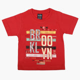 Boys Half Sleeves T-Shirt - Red, Boys T-Shirts, Chase Value, Chase Value