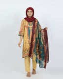 Valuable Women's Printed 3 Pcs Suit