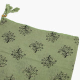 Women's Cotton Gold Print Scarf - Green, Women Shawls & Scarves, Chase Value, Chase Value