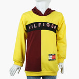 Boys Full Sleeves Hoodie T-Shirt - Yellow, Boys Hoodies & Sweat Shirts, Chase Value, Chase Value